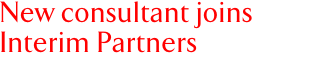 New consultant joins Interim Partners