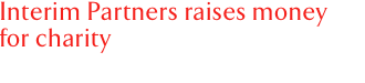 Interim Partners raises money for charity